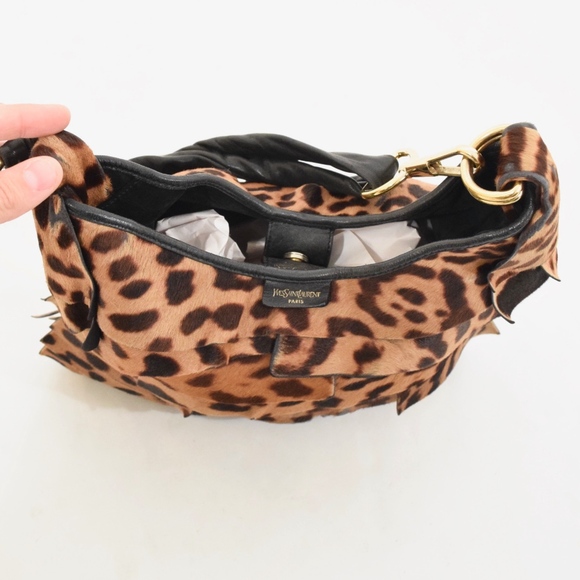❌SOLD❌Yves Saint Laurent Leopard Shoulder Bag - Picture 3 of 8